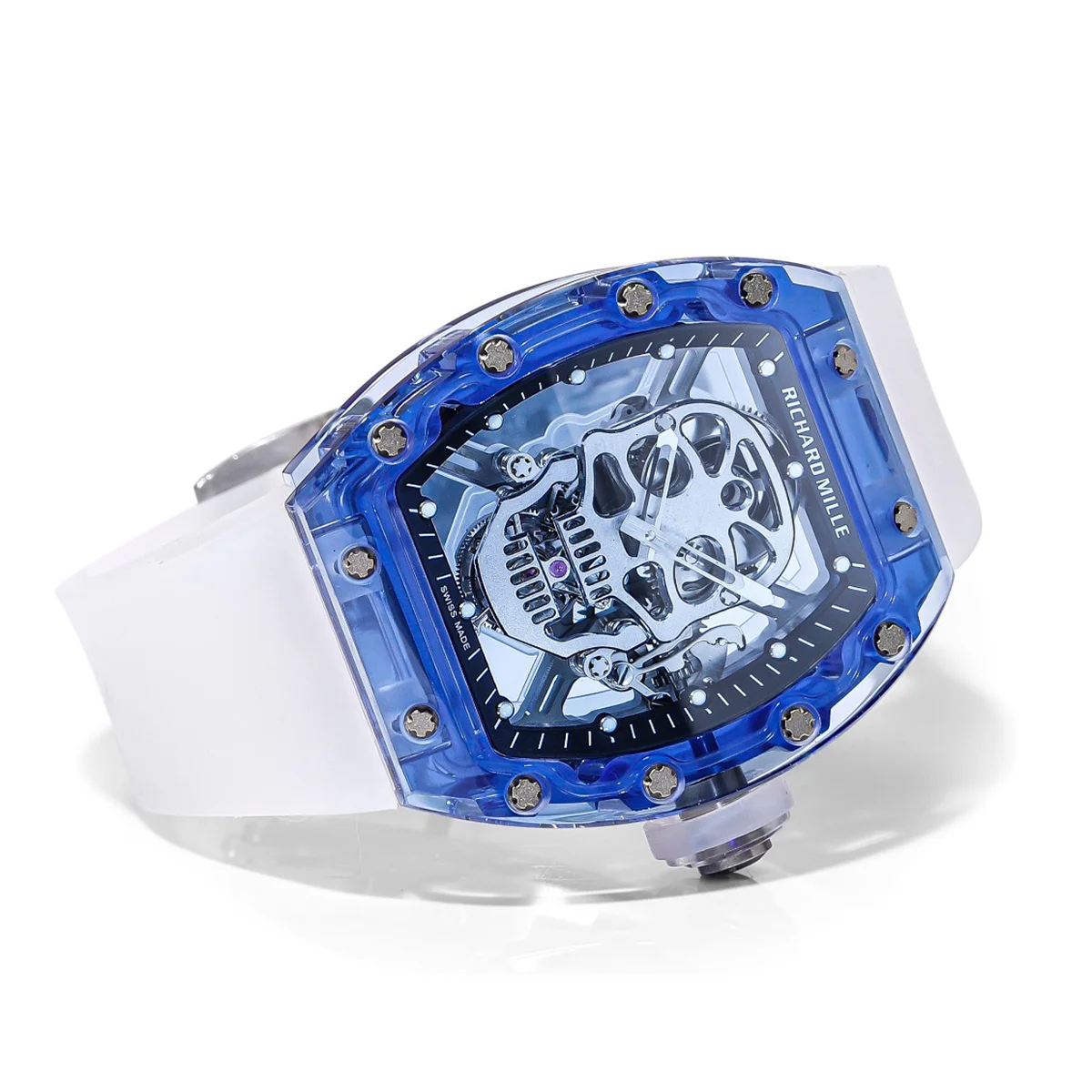 RM 027-01 Tourbillon Blue Sapphire Skull