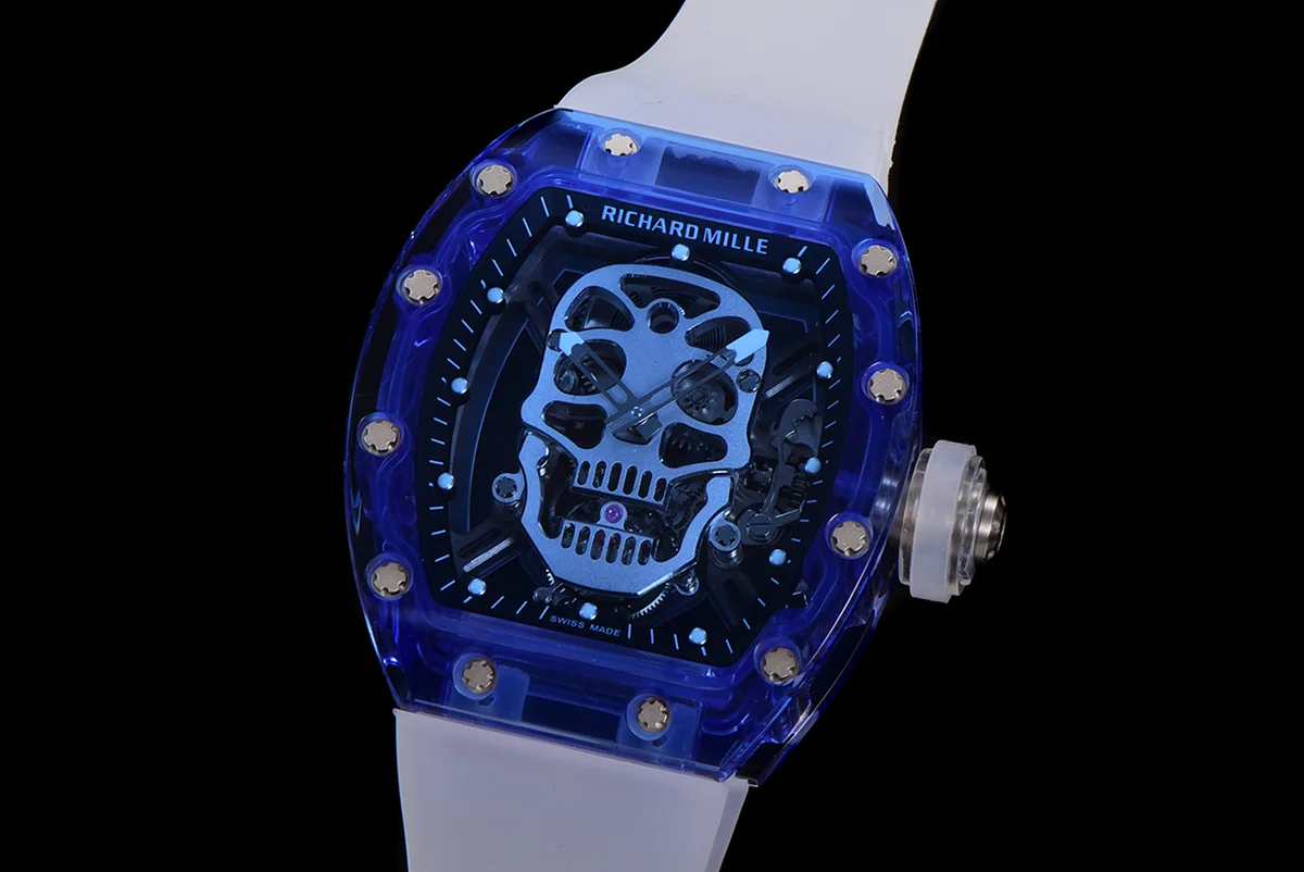 RM 027-01 Tourbillon Blue Sapphire Skull