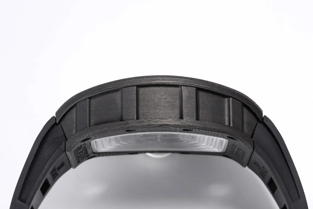 RM 055 Bubba Watson Americas Edition White Legend in NTPT on Black Rubber Strap RMUL2