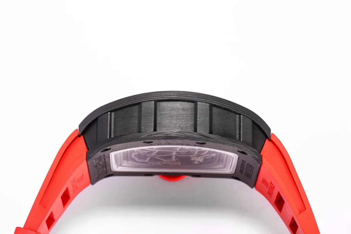 RM 055 Bubba Watson in NTPT Carbon Red Rubber Strap