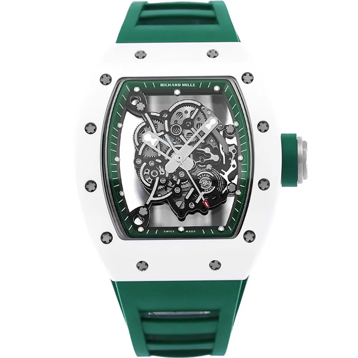RM 055 White Bubba Watson White Ceramic on Green Rubber