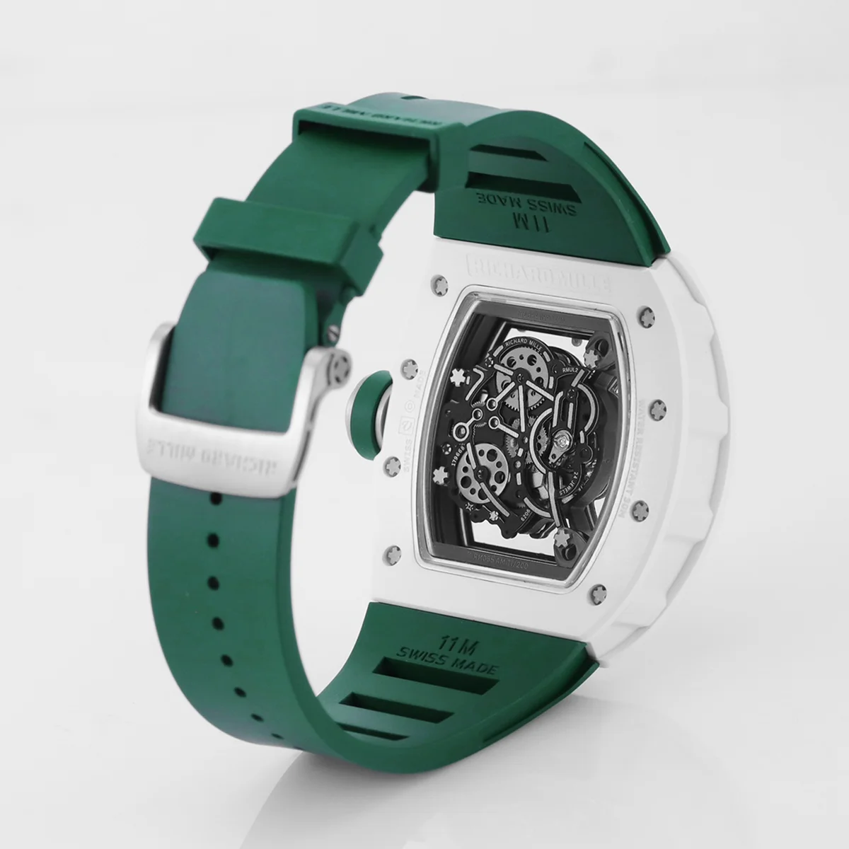 RM 055 White Bubba Watson White Ceramic on Green Rubber