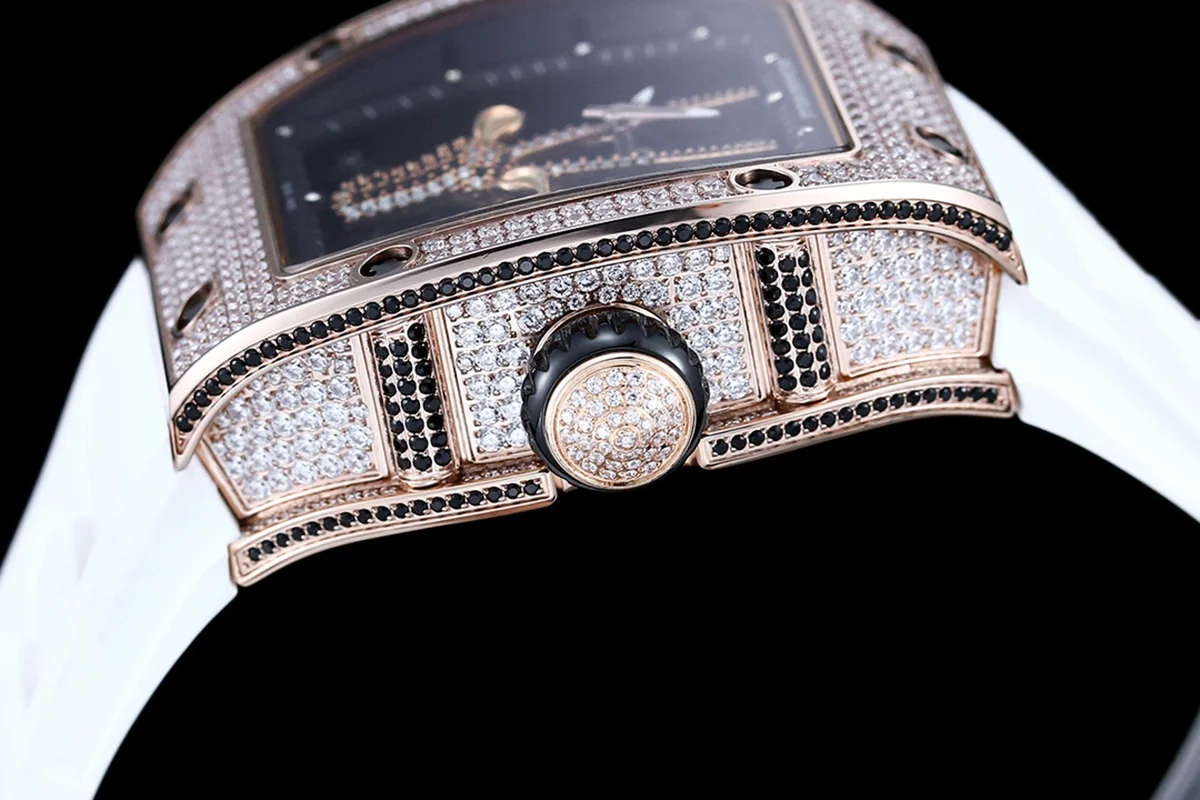 RM 51-05 Oryx Tourbillon in Rose Gold with Diamond Bezel