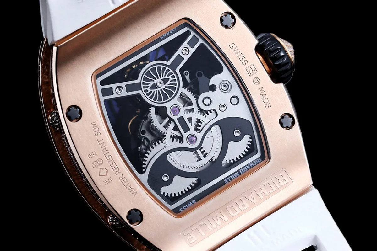 RM 51-05 Oryx Tourbillon in Rose Gold with Diamond Bezel