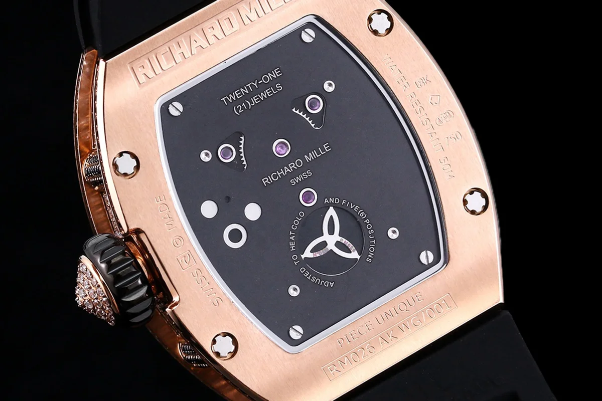 RM026-01 Tourbillon Serpent in Rose Gold with Diamond Bezel