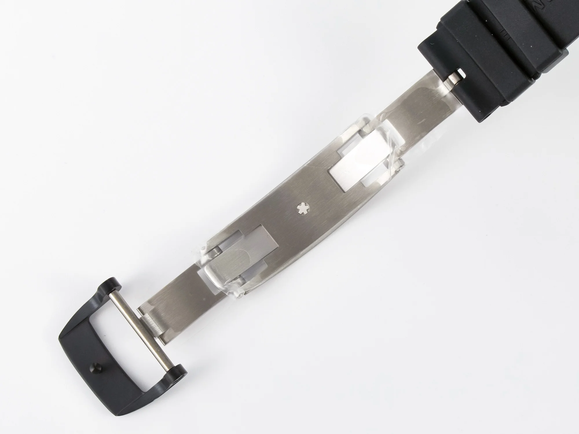 RM035-02 RG Black Ceramic SONIC Best Edition Skeleton Dial on Black Rubber Strap Clone RMUL1