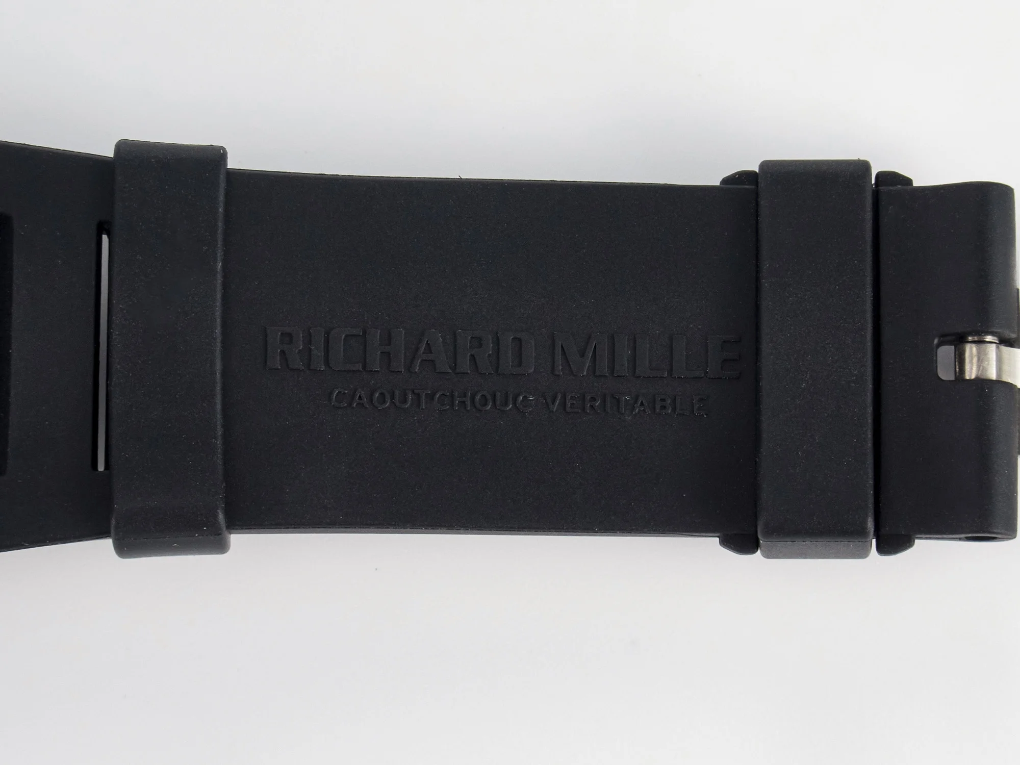 RM035-02 RG Black Ceramic SONIC Best Edition Skeleton Dial on Black Rubber Strap Clone RMUL1