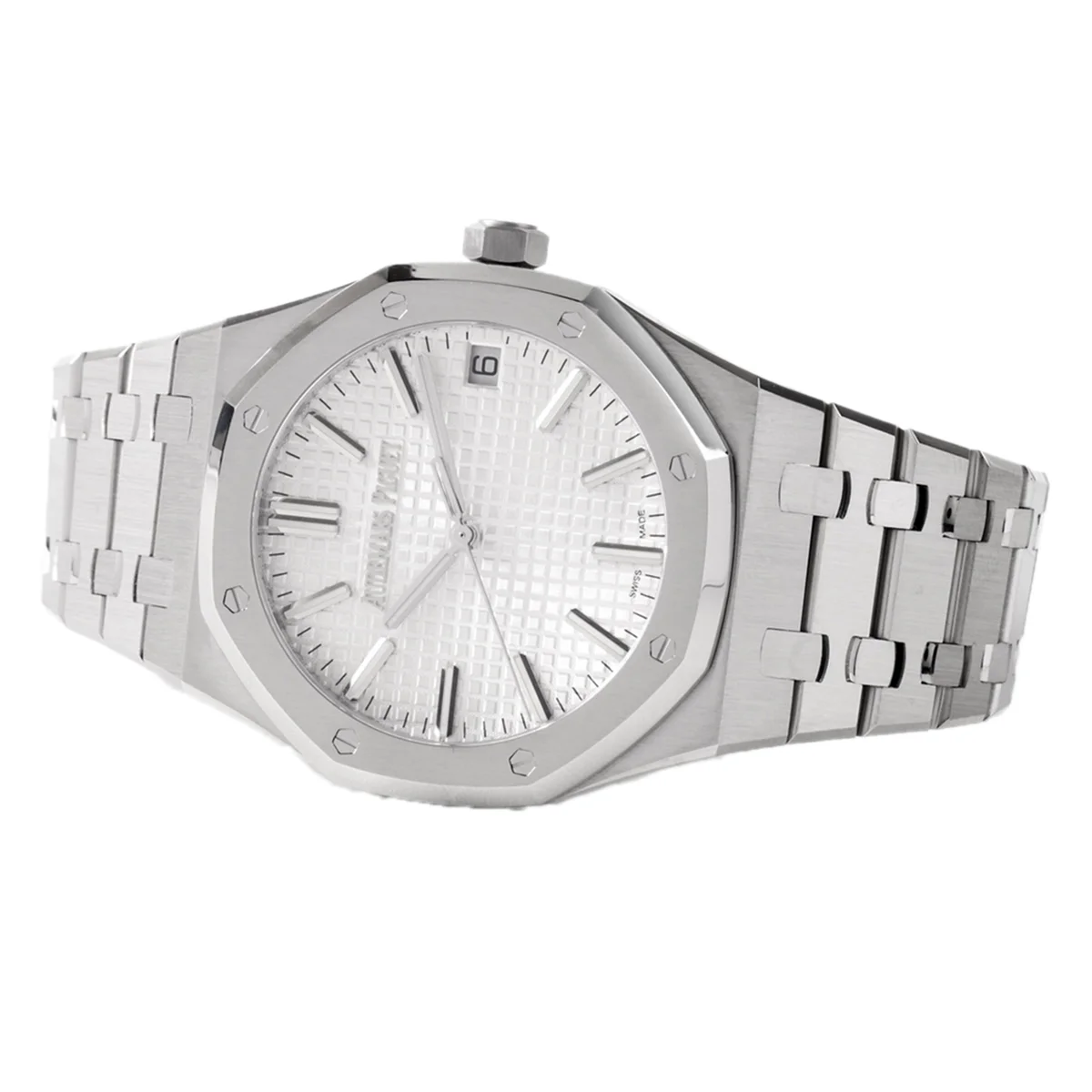 Royal Oak 15510 White Dial “50th Anniversary”