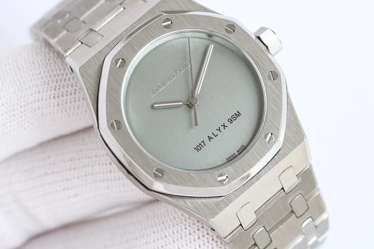 Royal Oak 15550 Silver Dial 1017 ALYX 9SM in White Gold