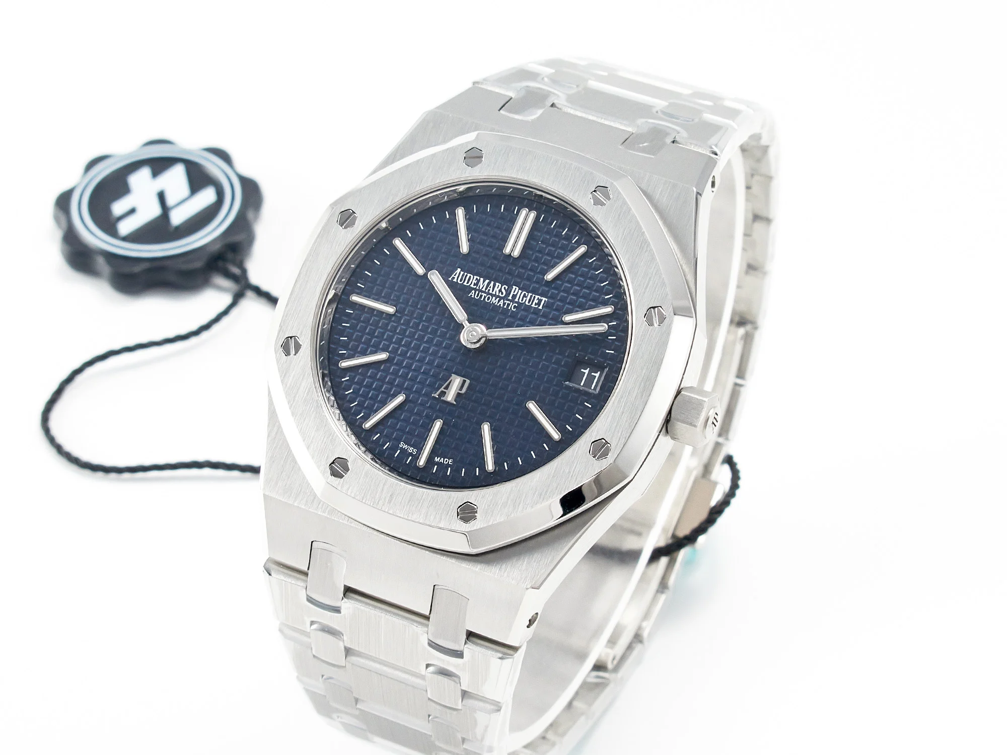 Royal Oak 39mm 15202 SS ZF 1:1 Best Edition Blue Textured Dial on SS Bracelet A2121 V2