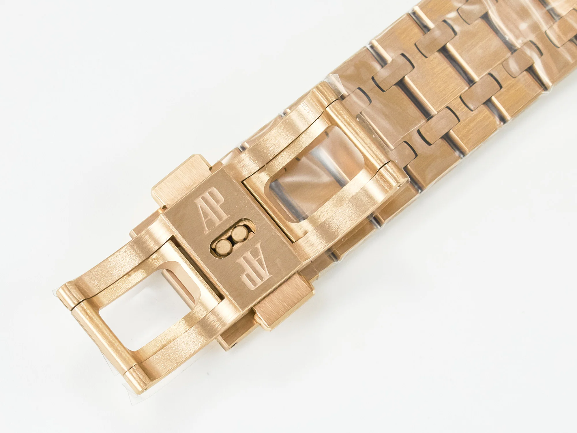 Royal Oak 41mm Skeleton 15407 RG ZF 1:1 Best Edition Skeleton Dial on RG Bracelet A3132