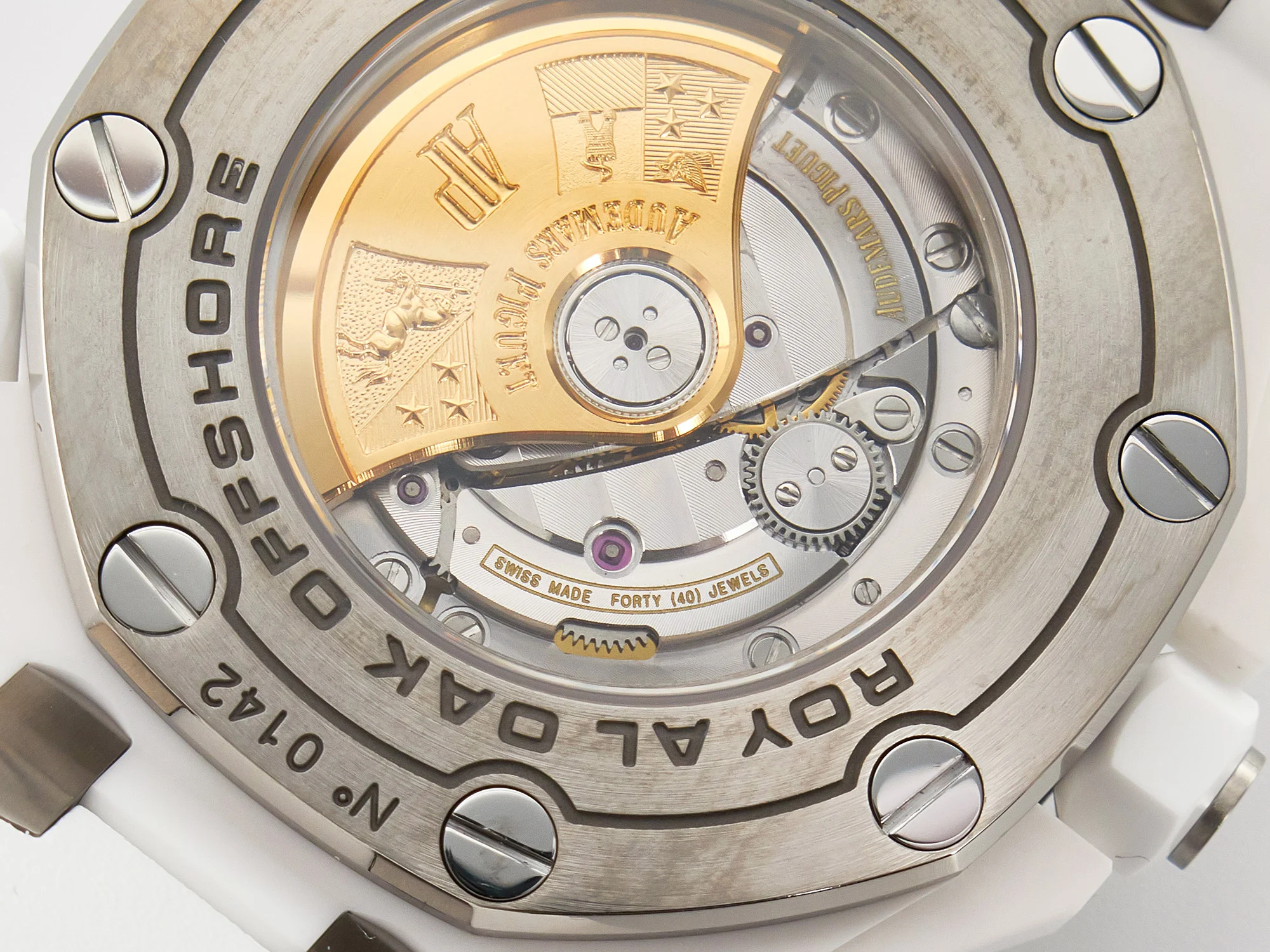 Royal Oak Offshore Diver 15707 White Ceramic ZF 1:1 Best Edition SA3120 Super Clone