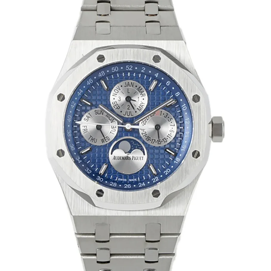 Royal Oak Perpetual Calendar 26613 Blue Dial in Steel