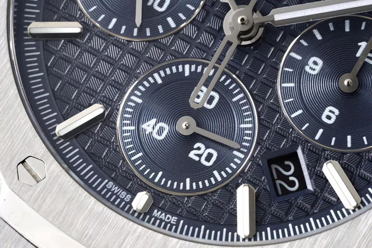 Royal Oak Self-Winding Chronograph Blue Dial in Steel