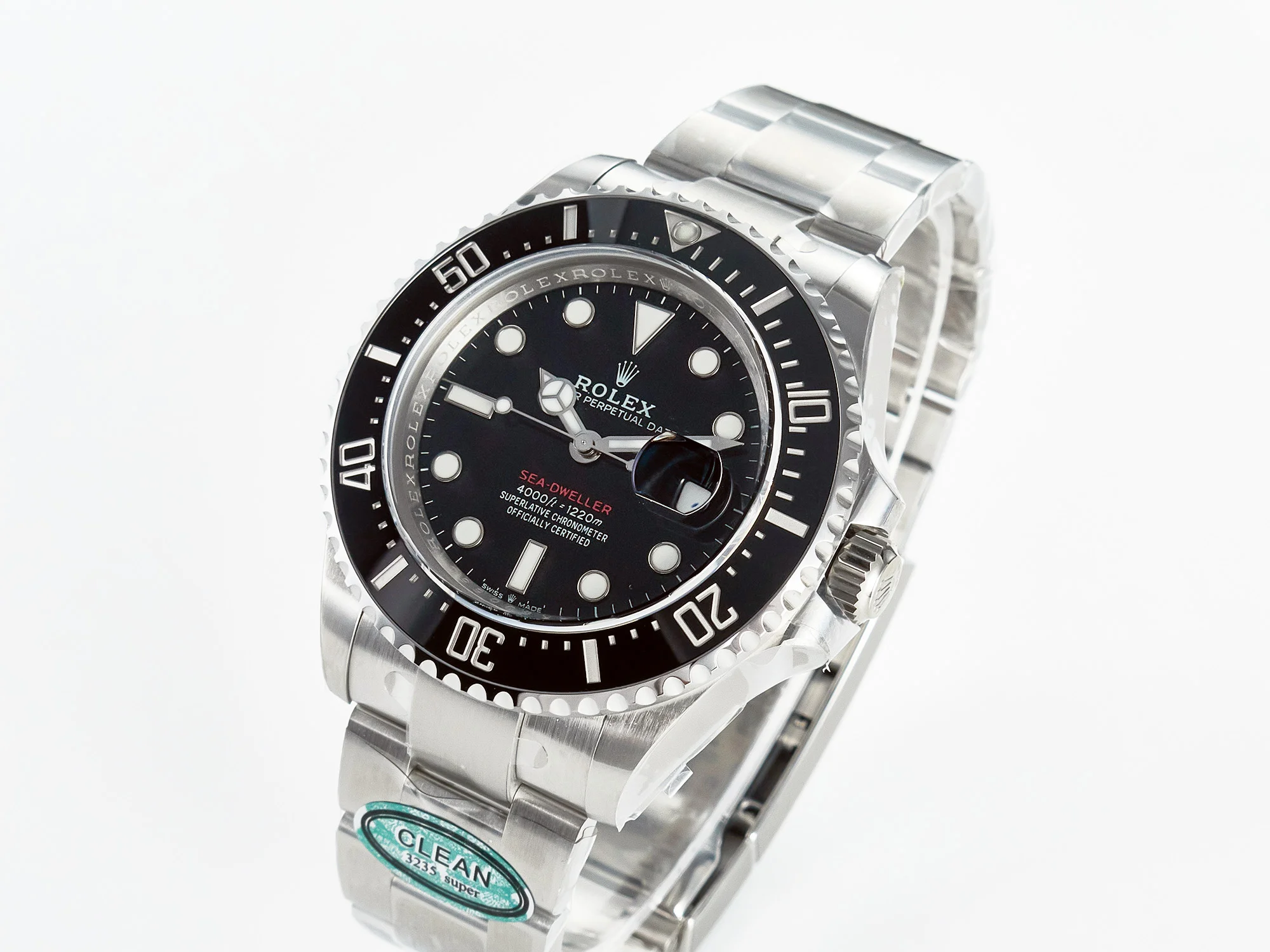 Sea-Dweller 126600 Clean 1:1 Best Edition 904L SS Case and Bracelet VR3235