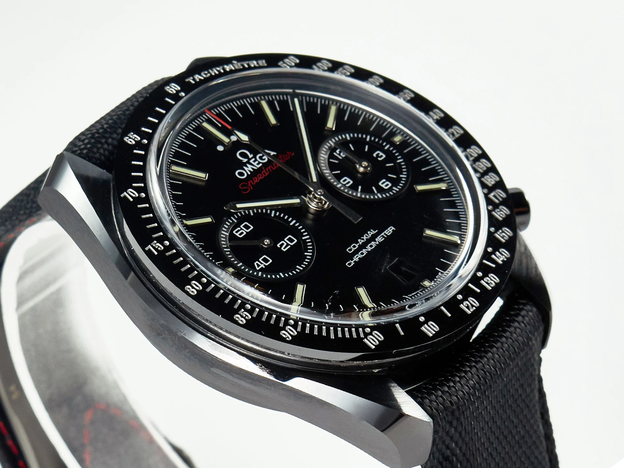 Speedmaster “Dark Side of The Moon” Real Ceramic N1F 1:1 Best Edition on Nylon Strap A9900