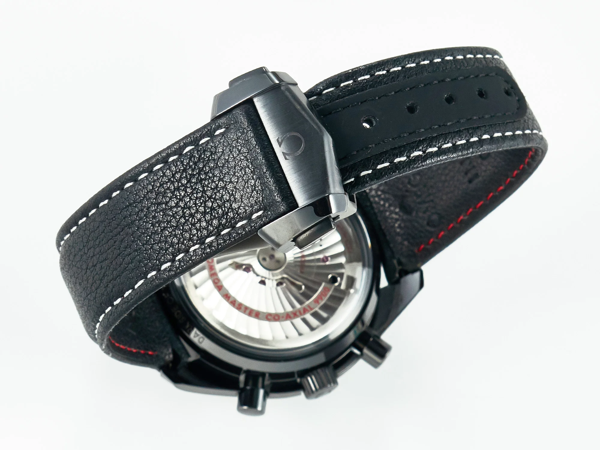 Speedmaster “Dark Side of The Moon” Real Ceramic N1F 1:1 Best Edition on Leather Strap A9900