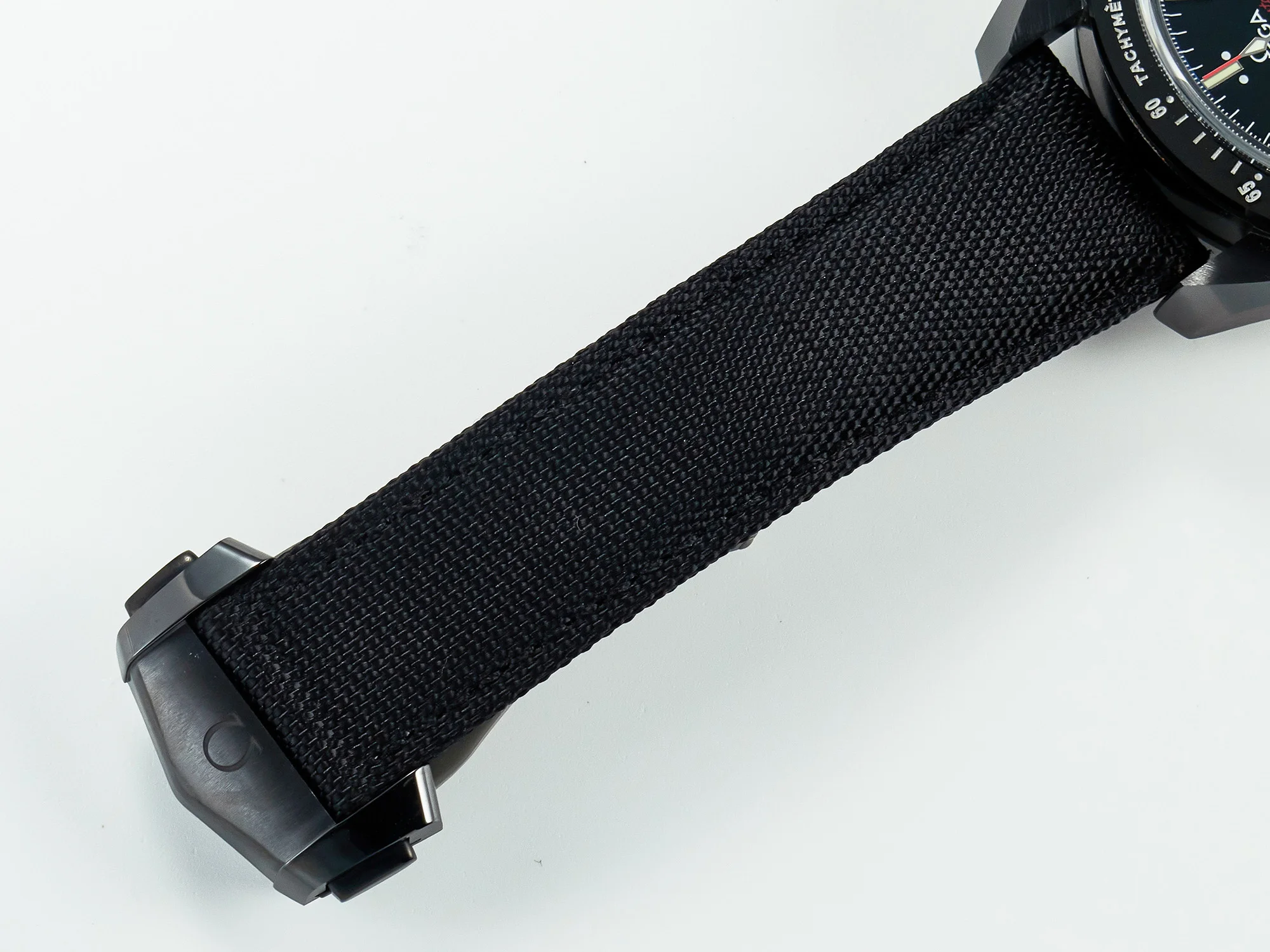 Speedmaster “Dark Side of The Moon” Real Ceramic N1F 1:1 Best Edition on Nylon Strap A9900