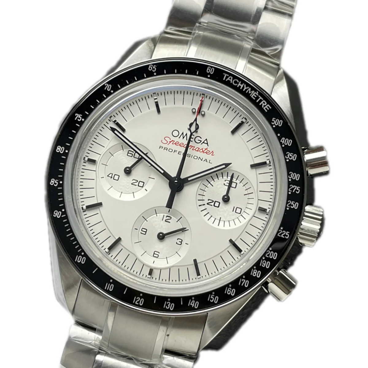 Speedmaster Moonwatch Professional White Dial in Steel