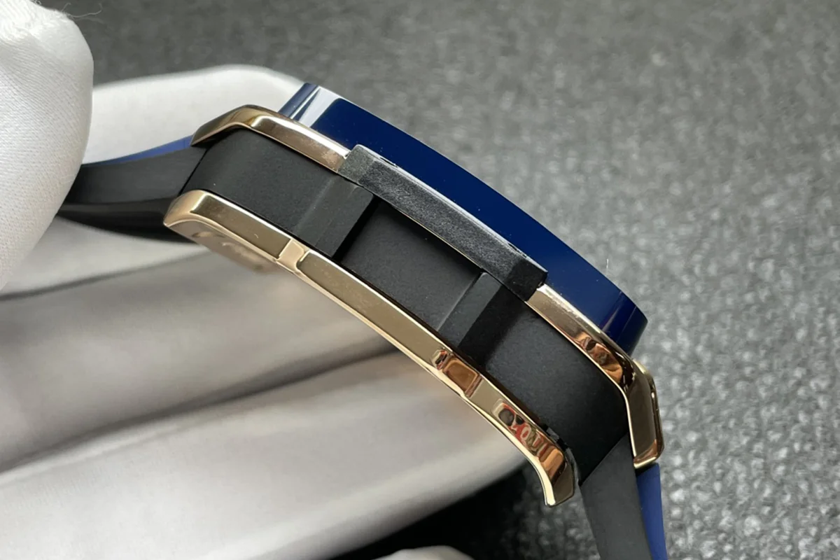 Square Bang Unico Gold Blue Ceramic