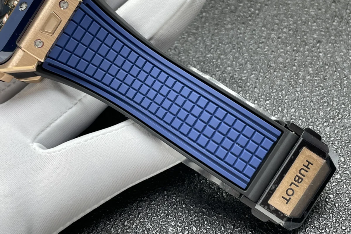 Square Bang Unico Gold Blue Ceramic