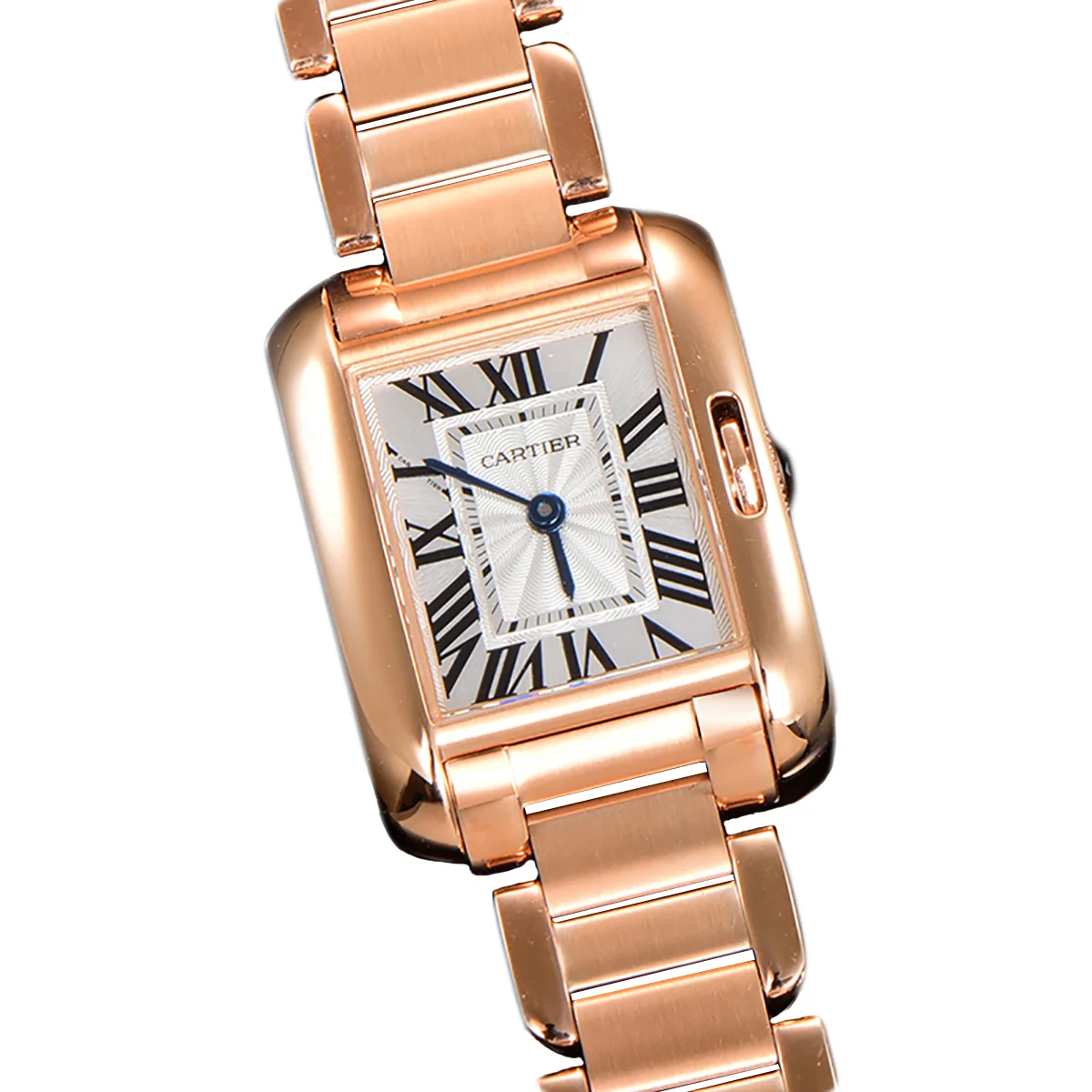 Tank Anglaise 30.2mm White Dial in Rose Gold