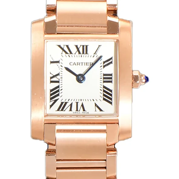 Tank Francaise Watch Small Rose Gold