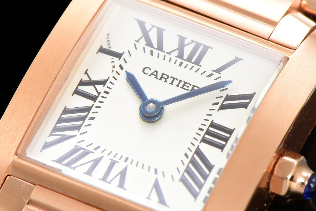 Tank Francaise Watch Small Rose Gold