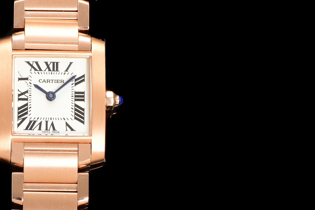 Tank Francaise Watch Small Rose Gold