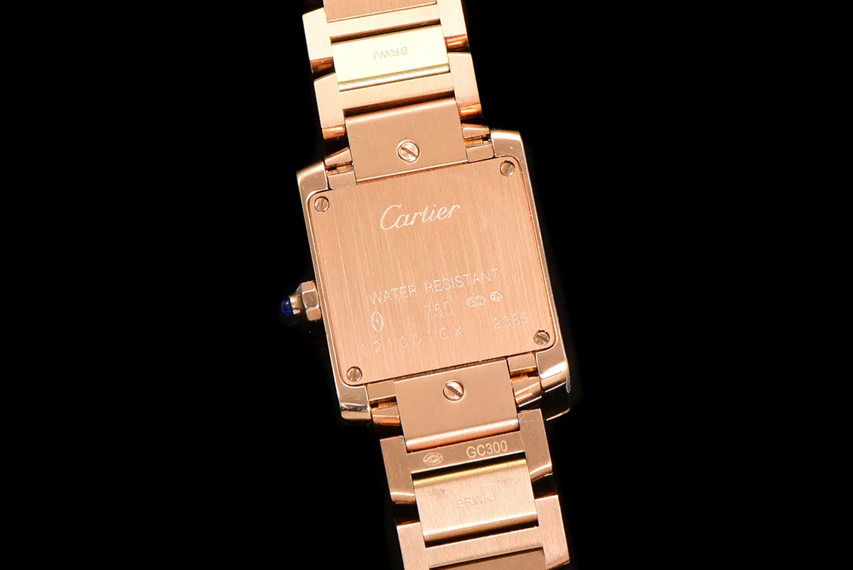 Tank Francaise Watch Small Rose Gold