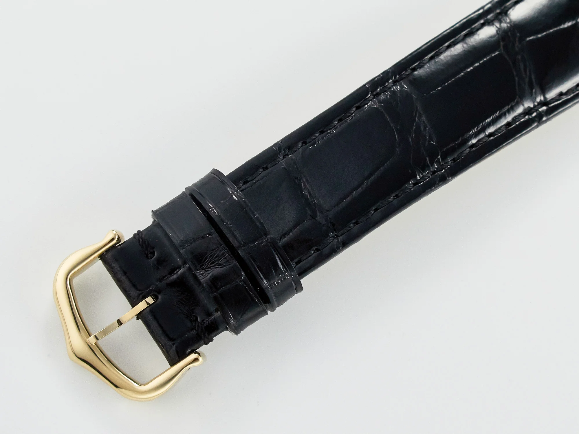 Tank Louis Cartier Large YG 33.7mm DRF 1:1 Best Edition Black Dial on Black Leather Strap Swiss Quartz