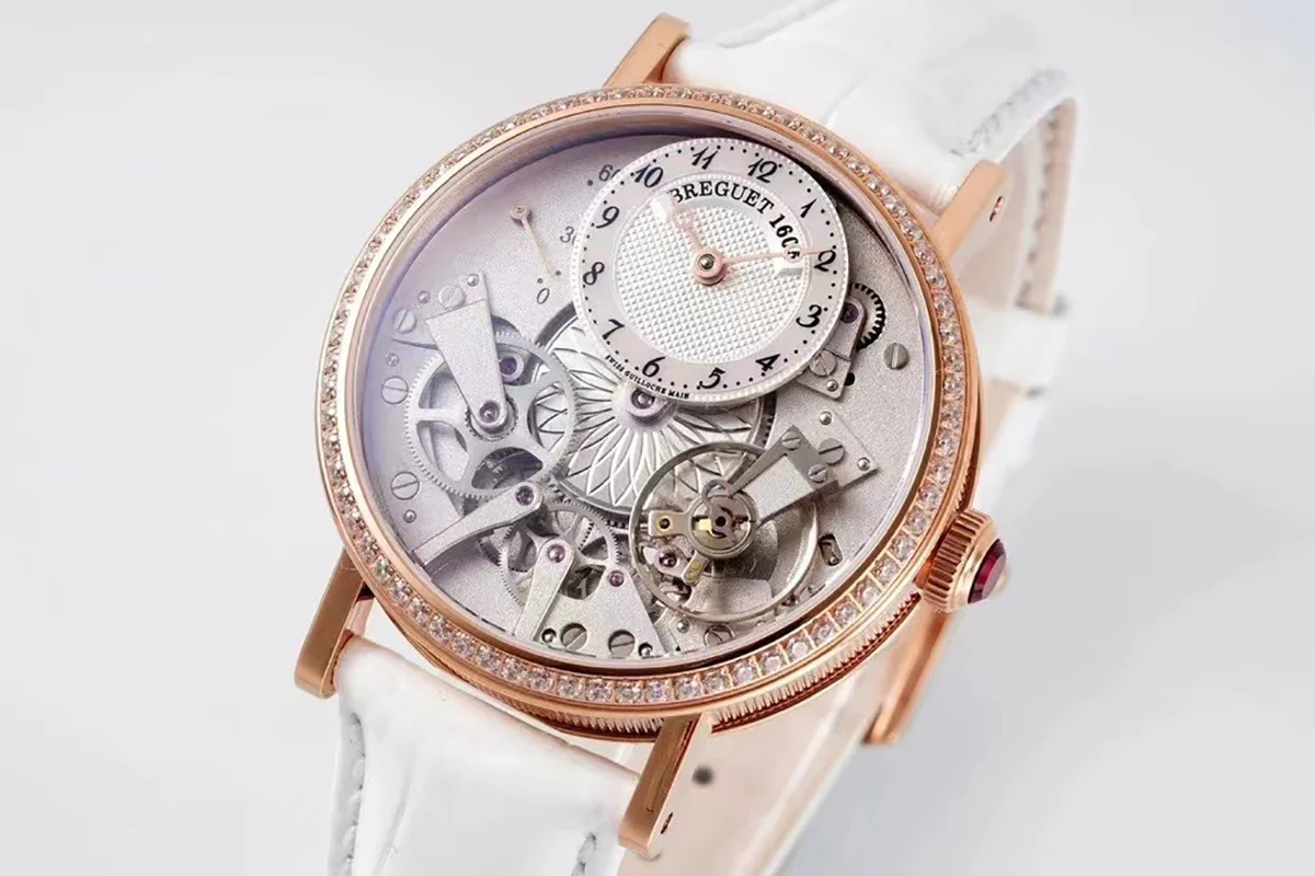 Tradition 7038BR/18/9V6/D00D Skeleton Dial in Rose Gold