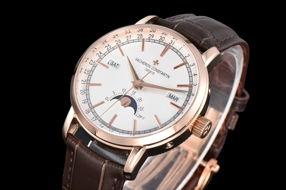 Traditionelle Complete Calendar White Dial in Pink Gold Ref. 4010T/000R-B344