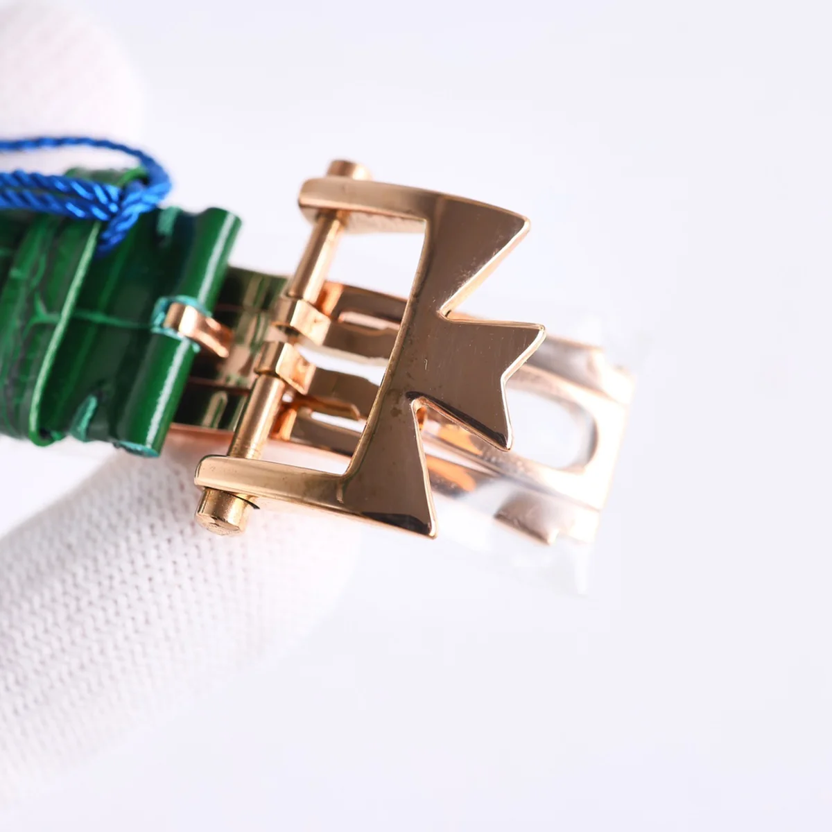 Traditionelle Tourbillon Green Dial in Rose Gold