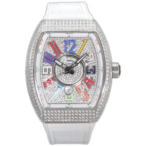 Vanguard Yachting White Dial V45 with Colourful Markers